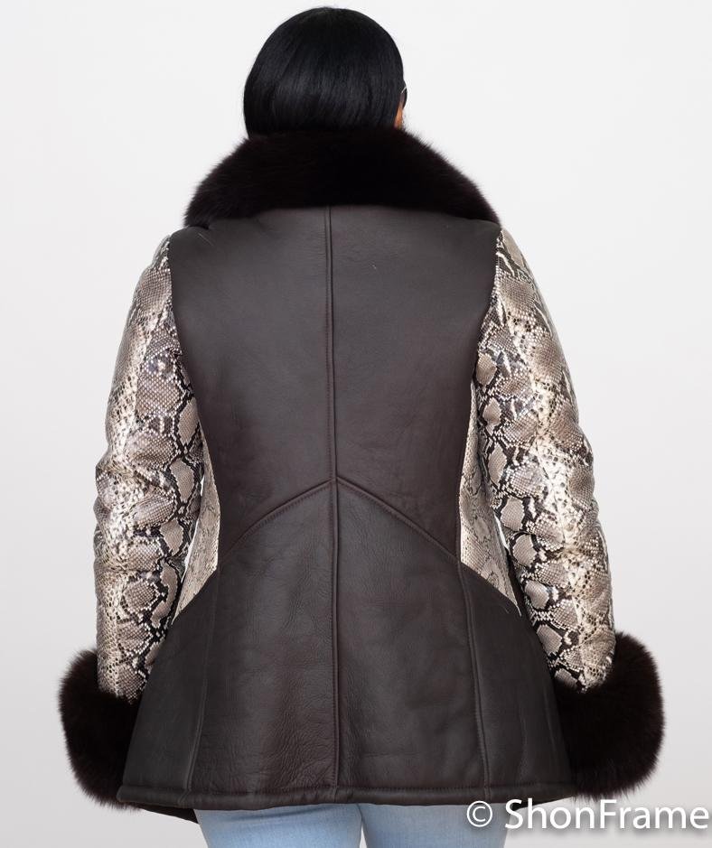 backside of a fancy ladies fur coat by G-Gator