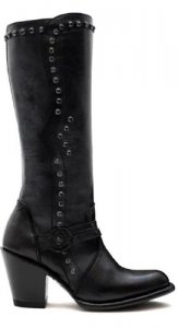 Los Altos Women's Black Denali Style High Top Boots 3618305