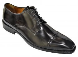 Matteo Massimo Forma 150 Black Genuine Patent Leather Oxford Dress Shoes