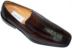 Ferrini 3761 Brown Genuine Alligator Shoes