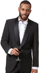 E. J. Samuel Black Classic Fit Tuxedo Tux201.