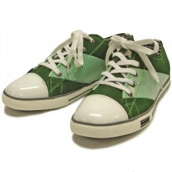 Encore By Fiesso Green Suede Casual Sneakers FI4014
