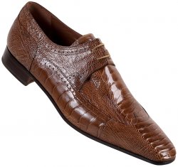 Mauri "4100" Cork Genuine Ostrich Leg Shoes