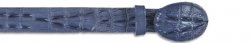 Los Altos Blue Jean All-Over Genuine Crocodile Belt C110114