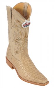 Los Altos Oryx All-Over Alligator Belly Square Toe Print Cowboy Boots 3715911