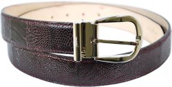 Mauri Wine Genuine Ostrich With Mauri Engraving On The Buckle