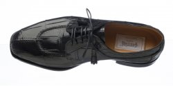 Ferrini 3520 Black Genuine Alligator Shoes.