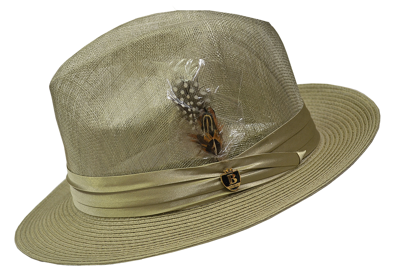 Bruno Capelo White Stingy Brim Fedora Straw Hat SD-400 - $49.90 :: Upscale  Menswear 