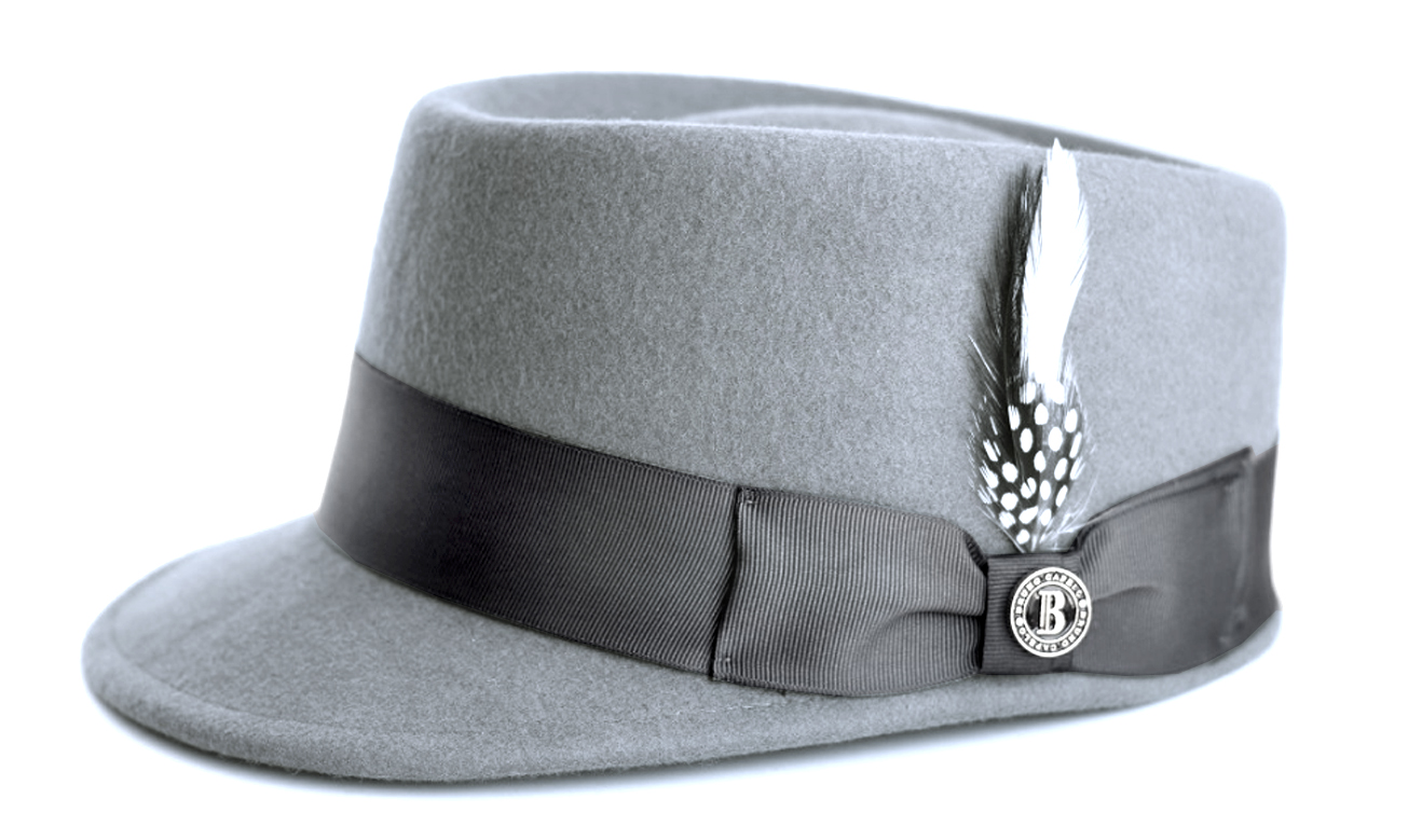 Jaxon Hats Crushable Wool Felt Gambler Hat: Size: S Black
