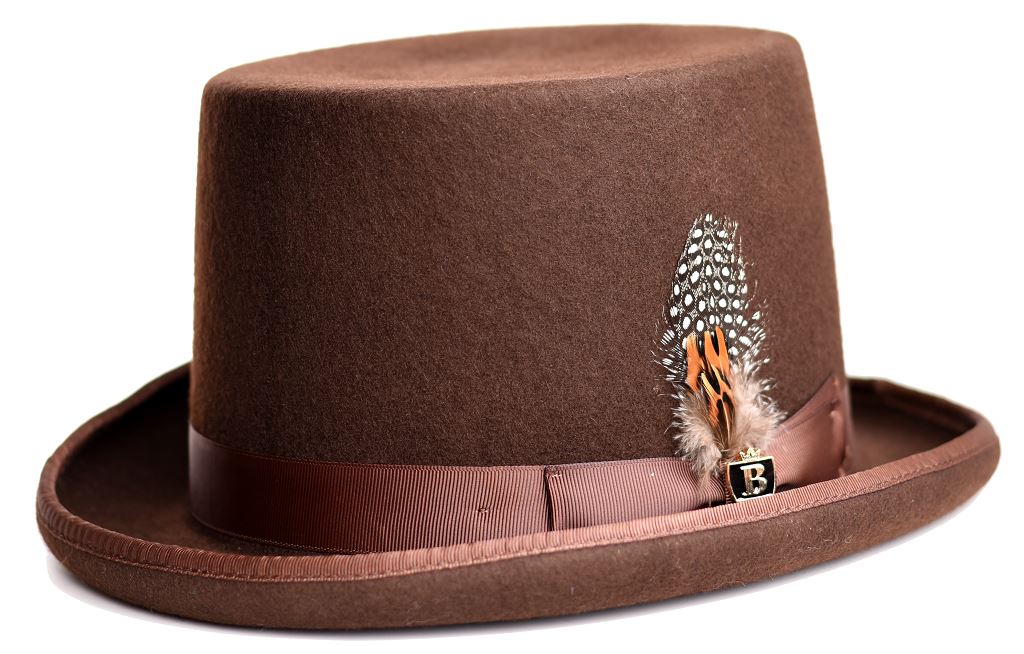 Bruno Capelo White / Black Linen Blend Stingy Brim Fedora Hat SD-100 -  $39.95 :: Upscale Menswear 