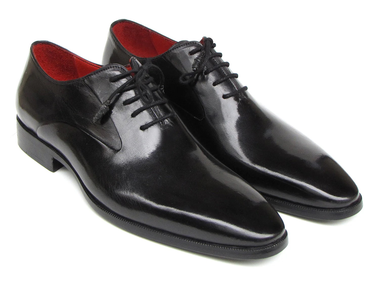 Paul Parkman Black Genuine Leather Oxfords Dress Shoes 019-BLK