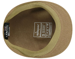 bottom of a camel kangol ivy cap