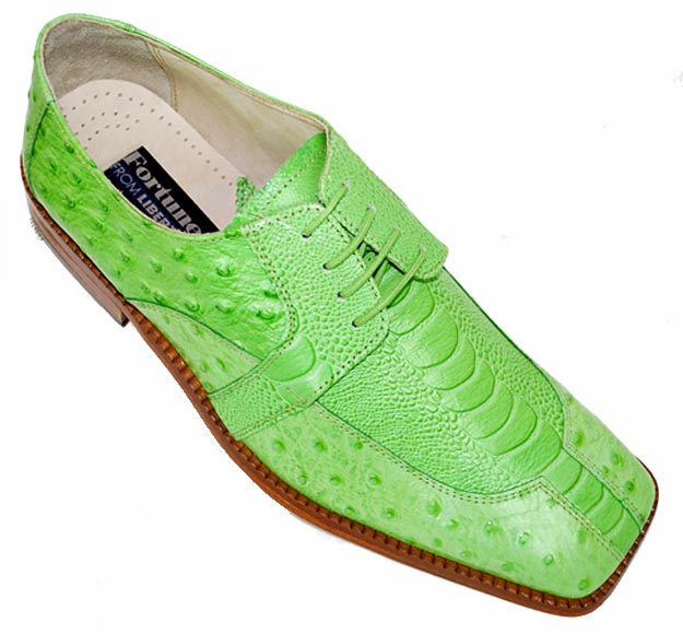 Sold at Auction: Lime Green 30cm in Ostrich(second hand)