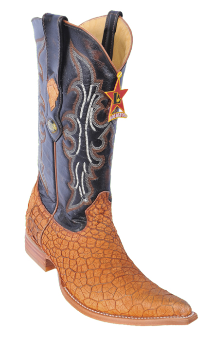 Cognac Bronze Genuine Menudo 3X Toe Cowboy Boots 954503 - $299.90 :: Upscale Menswear - UpscaleMenswear.com