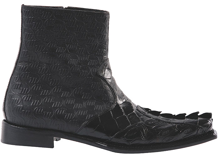 Mauri Excelsior 44167 Black Genuine Hornback Crocodile / Alligator ...