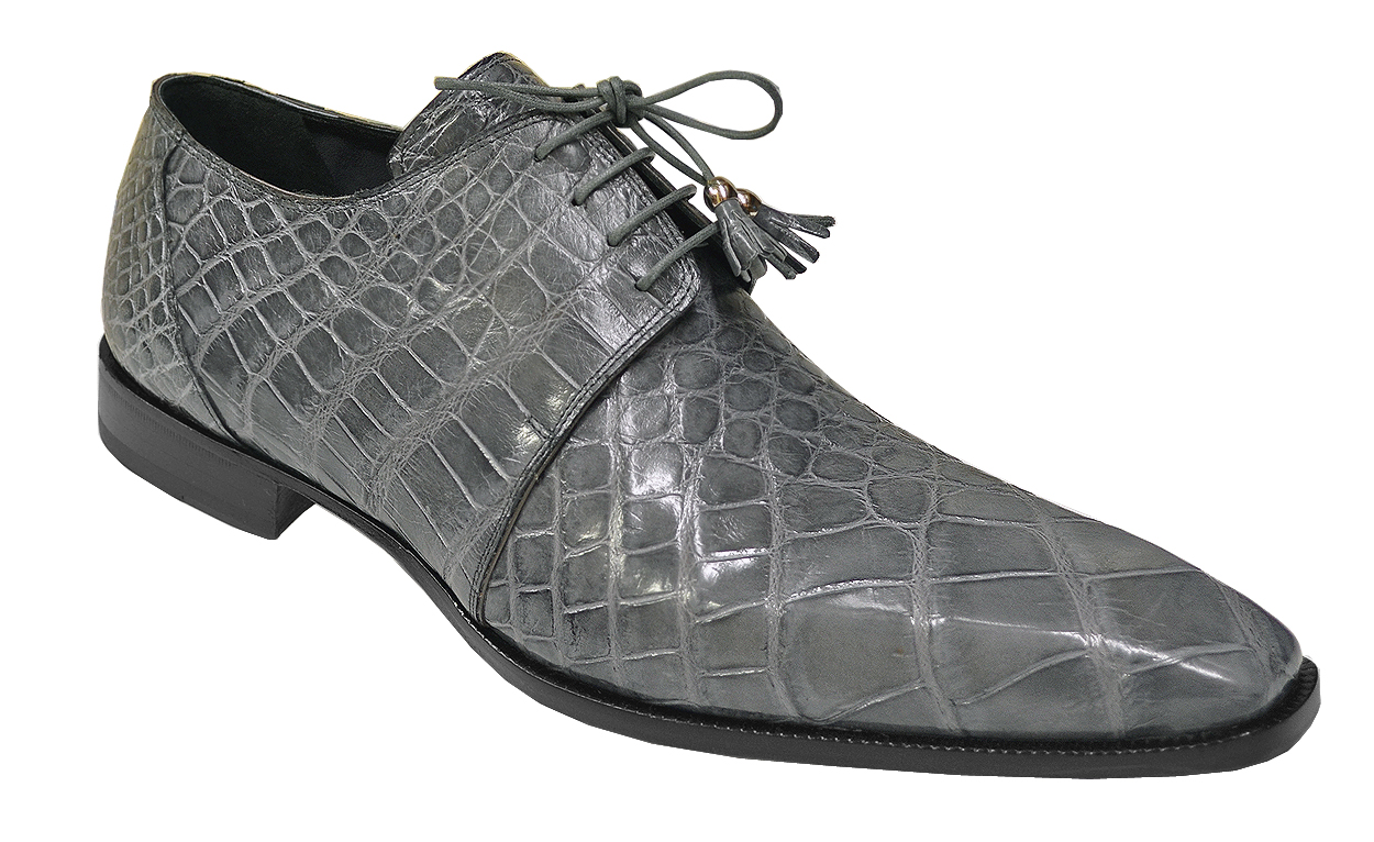 Mauri 53156 Grey Genuine All-Over Alligator Belly Skin Shoes - $869.90 ...