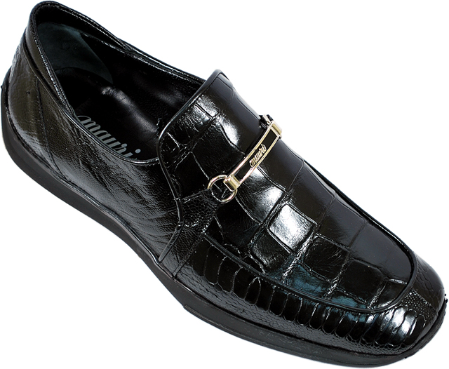 Mauri Digital 9143 Black Genuine Alligator/Ostrich Leg Shoes - $899.90 ...