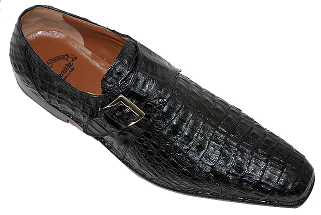 Mauri 1172 Black Genuine All-Over Hornback Crocodile Shoes - $1,599.90 ...