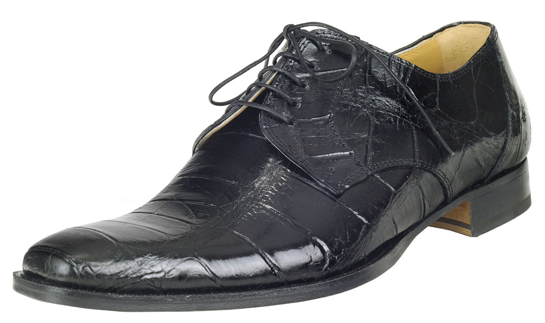 Mauri M508 Black Genuine All-Over Alligator Shoes