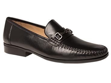 Mezlan Catalani Black Genuine Soft Nappa Leather Slip-on - $289.90