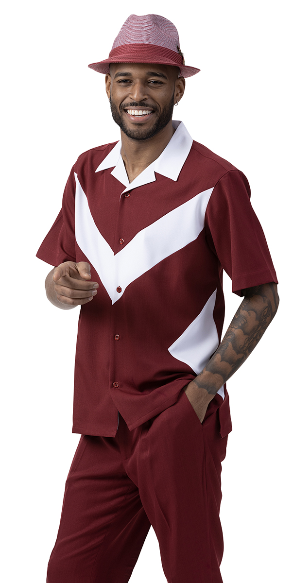 Merca and Durango Set Maroon/White