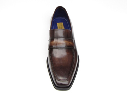 Paul Parkman 012 Bronze Genuine Hand-Painted Loafer Shoes