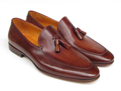 Brown Genuine Leather Tassel Loafer Shoes