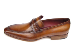 Paul Parkman 068 Brown Genuine Leather Loafer Shoes