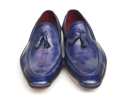 Paul Parkman Blue Purple Loafer Shoe