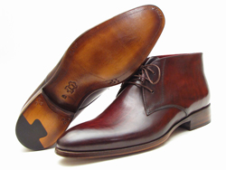 Brown Genuine Calfskin Chukka Boots