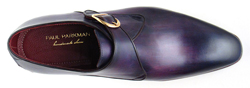 Purple Single Monkstrap Shoe