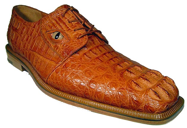 Romano Gmy Eyes Navy Blue Crocodile Head With Eyes Shoes - $499.90 ::  Upscale Menswear 