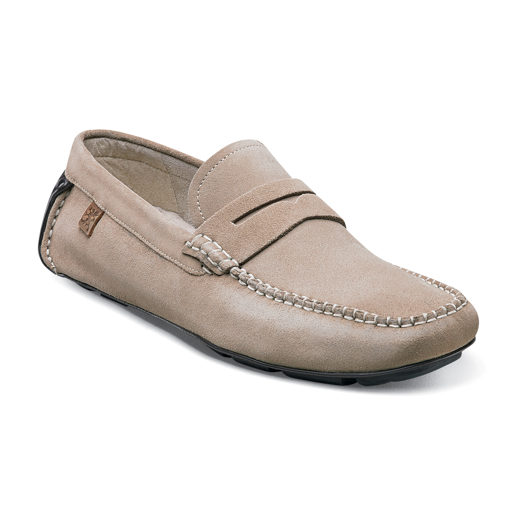 Stacy Adams Ruther Sand Suede Moc Toe Loafer Shoes 24894 - $79.90 ...
