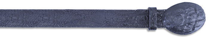 Los Altos Grey Blue All-Over Genuine Crocodile Belt C112913