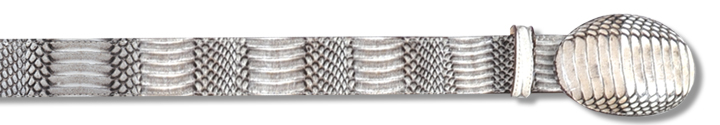 Los Altos Natural Genuine Cobra Belt C116549