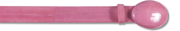 Los Altos Pink All-Over Genuine Eel Belt C110825