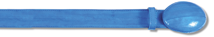 Los Altos Royal Blue All-Over Genuine Eel Belt C110890