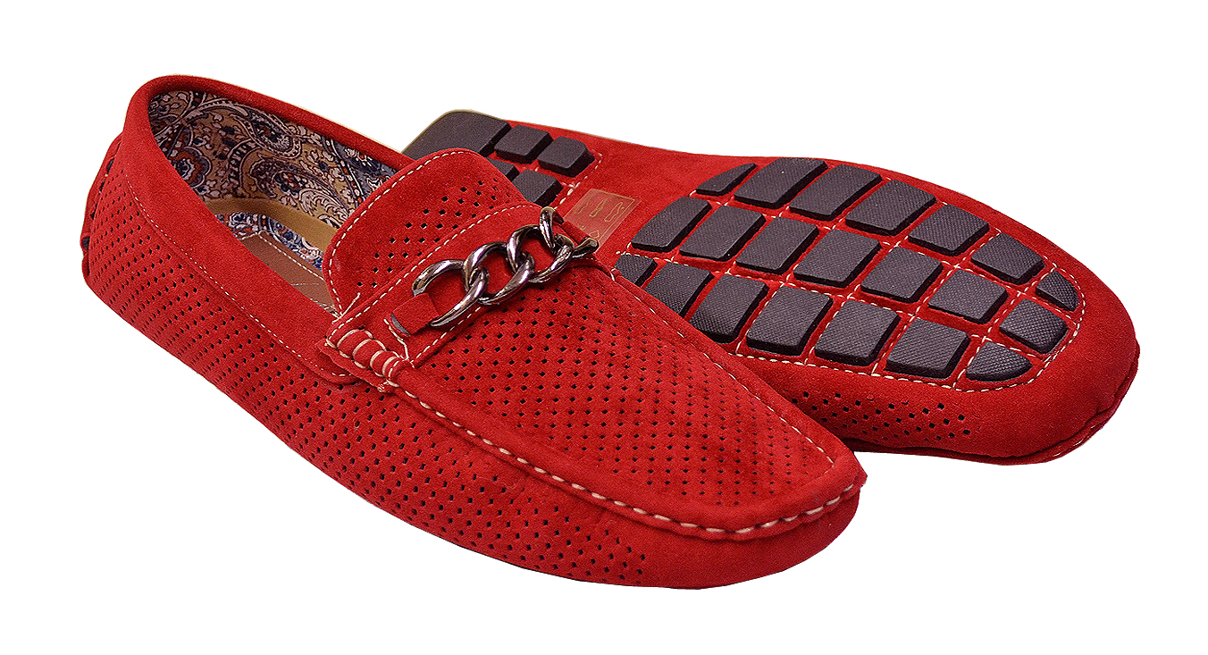 Men's Kral Tayno Casual Driving Shoes - Red Bottom – Esquire Men's Freeport