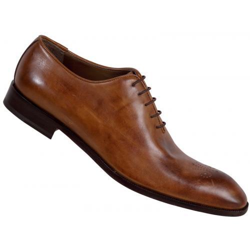 Mauri 1026 Brandy All Over Genuine Calf Hand Painted Shoes