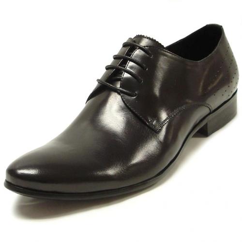 Encore By Fiesso Black Genuine Calf Leather Shoes FI6635
