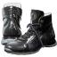Mauri "Peak" 8641 Dark Grey Genuine Lizard / Patent Leather Sneakers