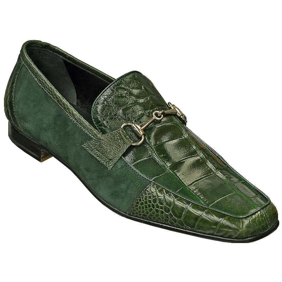Mauri Forest Green Shoes 9234 | Upscale Menswear