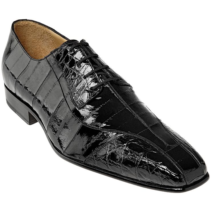 Belvedere Sole Black Genuine Crocodile / Eel Shoes - $269.90 :: Upscale ...