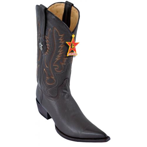 Los Altos Brown Python  3X Toe W / Cowboy Heel Boots 95V8307