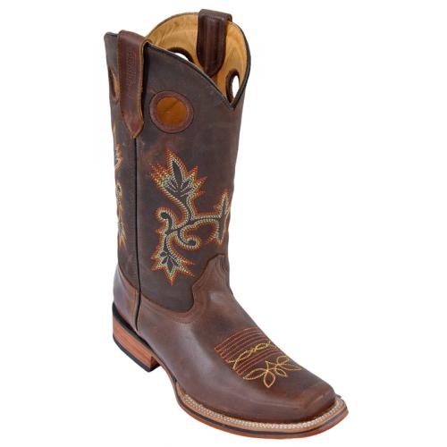 Los Altos Brown  Grasso W/Leather Sole Rodeo  Boots 8123807