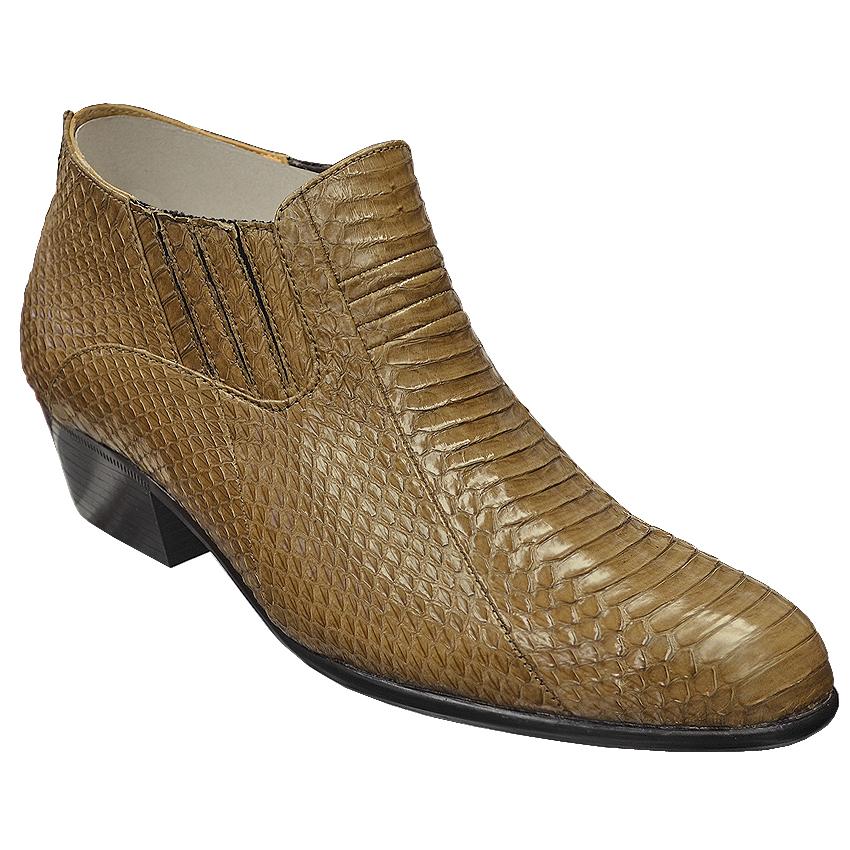 Giorgio Brutini Jarrett Taupe Genuine Snakeskin Boots 150646 - $79.91 ...