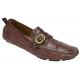 Mauri "Golden Touch" 9272 Sport Rust Genuine Baby Crocodile / Nappa Leather Hand-Painted Shoes