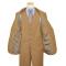 Bertolini Taupe Self Design Wool & Silk Blend Vested Suit B78000