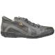 Fennix "3468" Grey Genuine Alligator / Nappa / Patent Leather Casual Sneakers With Silver Alligator Head