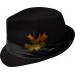 Milani Black Small Brim Wool Blended Fedora Dress Hat FD202